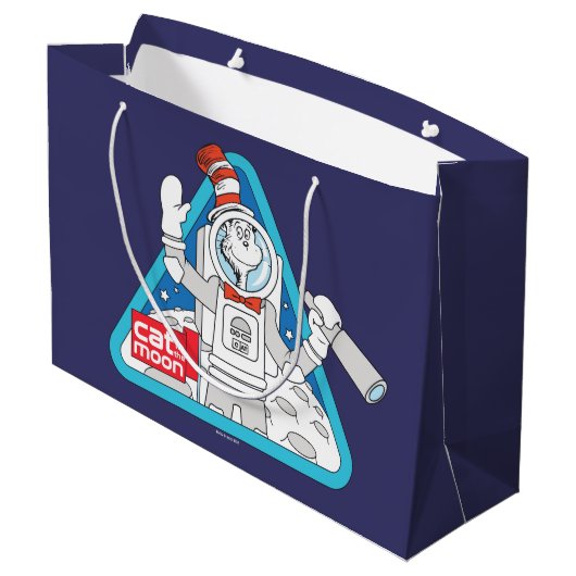 Dr. Seuss | Kat in de Maan Outer Space Graphic Groot Cadeauzakje (Achterkant Gekanteld)