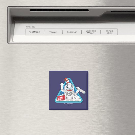 Dr. Seuss | Kat in de Maan Outer Space Graphic Magneet (Insitu (Vaatwasser))