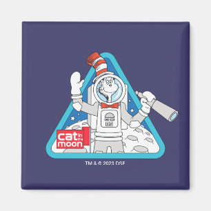 Dr. Seuss   Kat in de Maan Outer Space Graphic Magneet