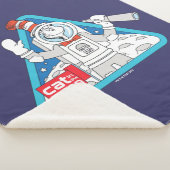 Dr. Seuss | Kat in de Maan Outer Space Graphic Sherpa Deken (3/4)