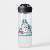Dr. Seuss | Kat in de Maan Outer Space Graphic Waterfles (Voorkant)