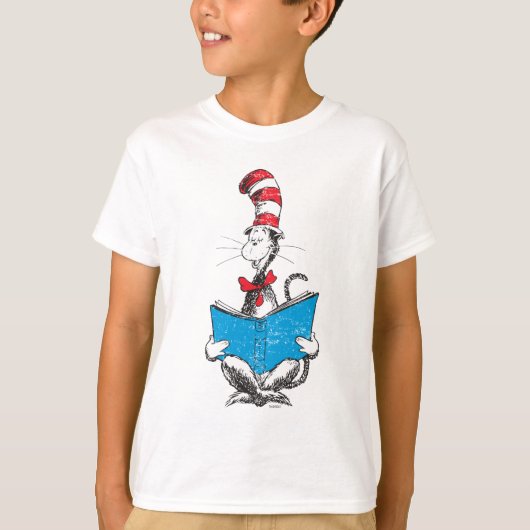 Dr. Seuss | Kat in de Pet - Lezen T-shirt (Voorkant)