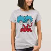 Dr. Seuss| Kat in de Pet - Thing 1, Thing 2 T-shirt (Voorkant)