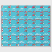 Dr. Seuss | Kat in het Pet 2e Verjaardag Cadeaupapier (Vlak)