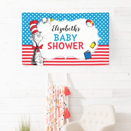 Dr. Seuss - Kat in het Pet Baby shower Banner (Insitu)