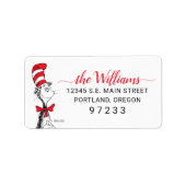 Dr. Seuss - Kat in het Pet Baby shower Etiket (Voorkant)