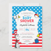 Dr. Seuss - Kat in het Pet Baby shower Kaart (Voorkant)