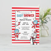 Dr. Seuss - Kat in het Pet | Baby Shower Kaart (Staand voorkant)