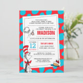 Dr. Seuss | Kat in het Pet Baby shower Kaart (Staand voorkant)