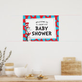 Dr. Seuss | Kat in het Pet Baby shower Poster (Keuken)