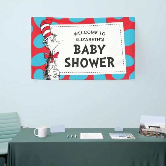 Dr. Seuss | Kat in het Pet Baby shower Spandoek (Beurs)