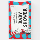 Dr. Seuss | Kat in het Pet Baby shower Spandoek (Verticaal)