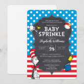 Dr. Seuss - Kat in het Pet Baby Sprinkle Kaart (Voorkant / Achterkant)