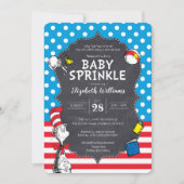 Dr. Seuss - Kat in het Pet Baby Sprinkle Kaart (Voorkant)