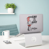 Dr. Seuss| Kat in het Pet-boek Sticker (Laptop op bureau)