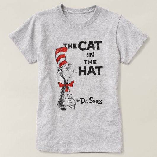 Dr. Seuss| Kat in het Pet-boek T-shirt (Design voorkant)
