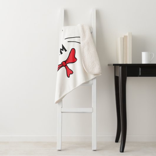 Dr. Seuss | Kat in het Pet - Broer Sherpa Deken (In situ)