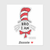 Dr. Seuss | Kat in het Pet - Broer Sticker (Vel)