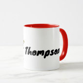 Dr. Seuss | Kat in het Pet Getrokken Naam Mok (Voorkant rechts)