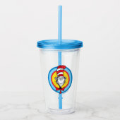 Dr. Seuss | Kat in het Pet Hoofd Graphic Acryl Drinkbeker (Voorkant)