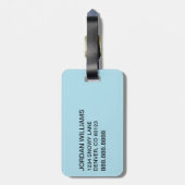 Dr. Seuss | Kat in het Pet Hoofd Graphic Bagagelabel (Achterkant verticaal)