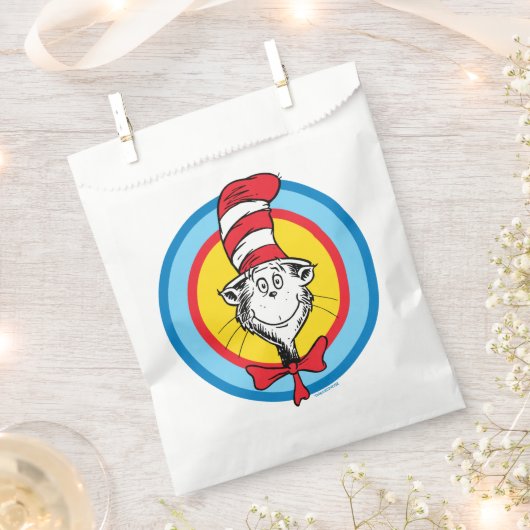 Dr. Seuss | Kat in het Pet Hoofd Graphic Bedankzakje (Geknipt)