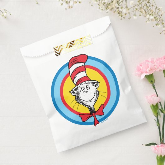 Dr. Seuss | Kat in het Pet Hoofd Graphic Bedankzakje (Gezegeld)