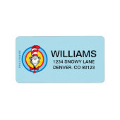 Dr. Seuss | Kat in het Pet Hoofd Graphic Etiket (Voorkant)