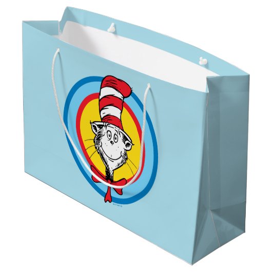 Dr. Seuss | Kat in het Pet Hoofd Graphic Groot Cadeauzakje (Achterkant Gekanteld)