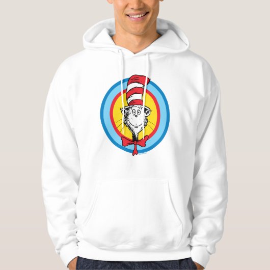 Dr. Seuss | Kat in het Pet Hoofd Graphic Hoodie (Voorkant)