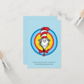 Dr. Seuss | Kat in het Pet Hoofd Graphic Kaart (Voorkant / Achterkant in situ)