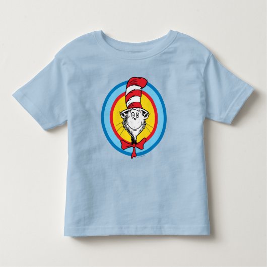 Dr. Seuss | Kat in het Pet Hoofd Graphic Kinder Shirts (Voorkant)