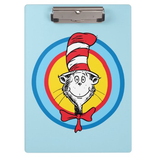 Dr. Seuss | Kat in het Pet Hoofd Graphic Klembord (Voorkant)