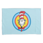 Dr. Seuss | Kat in het Pet Hoofd Graphic Kussensloop (Voorkant-Rechts)