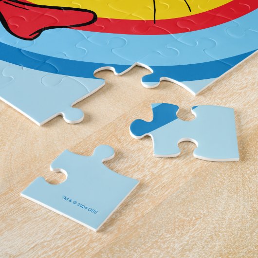 Dr. Seuss | Kat in het Pet Hoofd Graphic Legpuzzel (Zijkant)