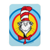 Dr. Seuss | Kat in het Pet Hoofd Graphic Magneet (Verticaal)