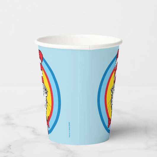 Dr. Seuss | Kat in het Pet Hoofd Graphic Papieren Bekers (Rechts)