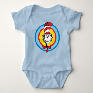 Dr. Seuss   Kat in het Pet Hoofd Graphic Romper