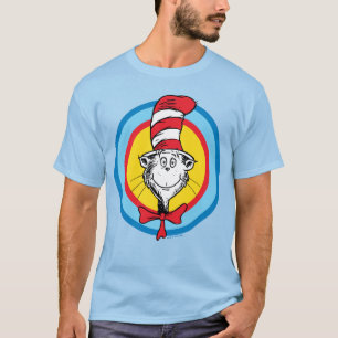 Dr. Seuss   Kat in het Pet Hoofd Graphic T-shirt