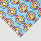 Dr. Seuss | Kat in het Pet Hoofd Graphic Tissuepapier (Detail)