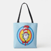 Dr. Seuss | Kat in het Pet Hoofd Graphic Tote Bag (Achterkant)