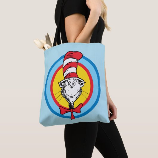 Dr. Seuss | Kat in het Pet Hoofd Graphic Tote Bag (Dichtbij)