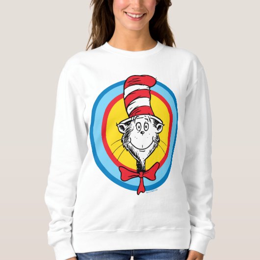 Dr. Seuss | Kat in het Pet Hoofd Graphic Trui (Voorkant)