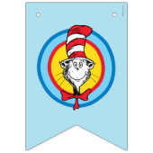 Dr. Seuss | Kat in het Pet Hoofd Graphic Vlaggetjes (Eerste vlag)