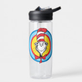 Dr. Seuss | Kat in het Pet Hoofd Graphic Waterfles (Links)