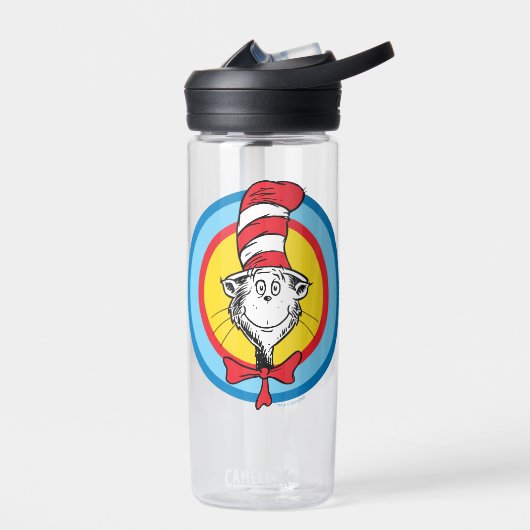 Dr. Seuss | Kat in het Pet Hoofd Graphic Waterfles (Links)