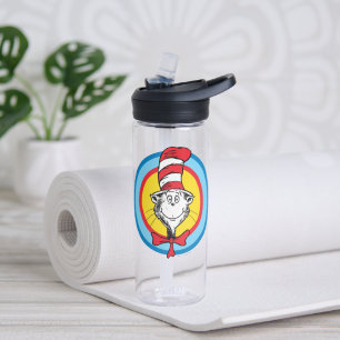 Dr. Seuss   Kat in het Pet Hoofd Graphic Waterfles