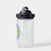 Dr. Seuss | Kat in het Pet Hoofd Graphic Waterfles (Achterkant)