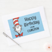 Dr. Seuss | Kat in het Pet Hoofd -  Rechthoekige Sticker (Envelop)