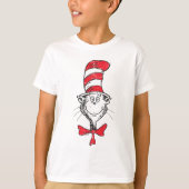 Dr. Seuss | Kat in het Pet Hoofd - T-shirt (Voorkant)